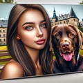 frau hund 004