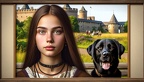 frau hund 008
