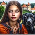 frau hund 006