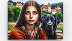 frau hund 006