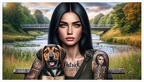 frau hund 013