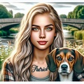 frau hund 015