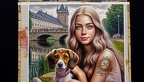 frau hund 018