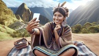 Frau-macht-Selfie-061