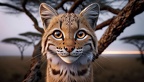 Die afrikanische Wildkatze