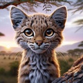 Falbkatze afrikanische Wildkatze