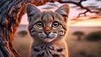 Falbkatze afrikanische Wildkatze