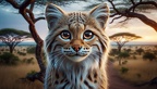 Falbkatze afrikanische Wildkatze