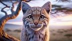 Falbkatze afrikanische Wildkatze