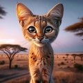 Falbkatze afrikanische Wildkatze