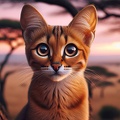 Falbkatze afrikanische Wildkatze