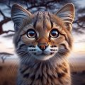 Falbkatze afrikanische Wildkatze