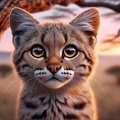 Falbkatze afrikanische Wildkatze